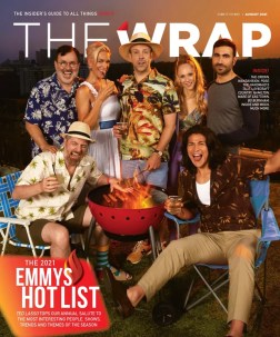 The cast of 'Ted Lasso' on the cover of TheWrap's Emmy magazine