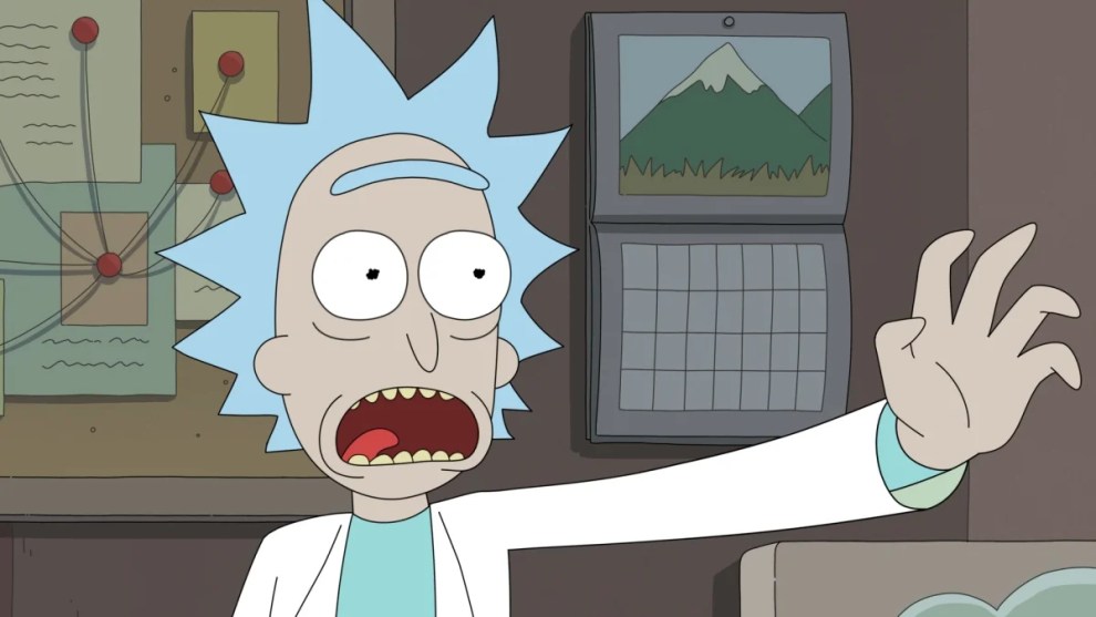Rick in "Rick and Morty"