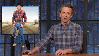 Seth Meyers Says Biden Couldn’t Win Texas if He Wore a ‘Rhinestone Belt’ and Threw a ‘Super Bowl-Winning’ Pass for the Cowboys | Video